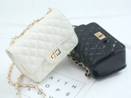Korean Style Rhombus Chain Small Square Bag – Versatile Single-Shoulder, Underarm, Crossbody
