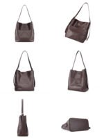 Spring Vintage Vegetable‑Tanned Leather Single‑Shoulder Underarm Tote Bag – Women's Large Capacity, Lazy Style, Mother‑Daughter - Image 5