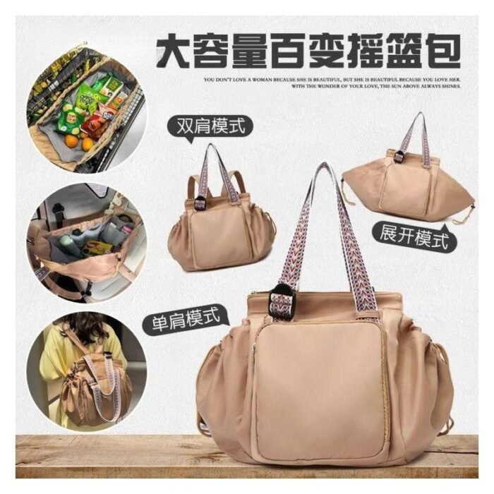 Women's Lightweight Travel Backpack – Versatile Mommy Bag for Mother & Baby Outings - Image 2