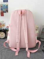 Contrast Color Japanese Student Backpack – Large Capacity College & Leisure Style Tooling Design – Schoolbag - Image 5
