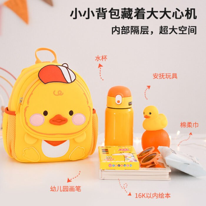 3-6 Year Old Baby Kindergarten Backpack – Lightweight Trendy Small Schoolbag for Girls, Cute Cartoon Design, Ideal for Class & Outdoor Use - Image 3