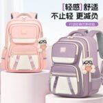 Lightweight Spine-Protection School Backpack for Girls Grades 1-6 – Extra Large Capacity, Load-Reducing Design