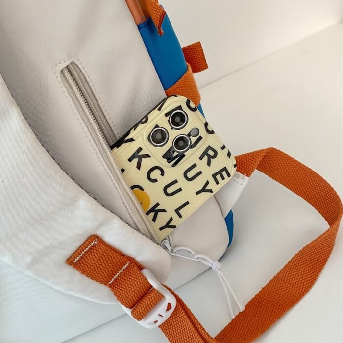 Large Capacity Simple School Backpack – Computer Backpack for Female & Male Junior High & High School Students - Image 3