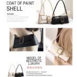 Women's High-End PU Leather Crocodile Pattern Crossbody Bag – Versatile Commuter Underarm Shoulder Bag - Image 2
