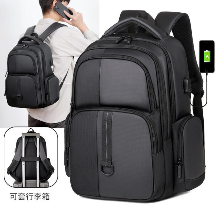 Men's Large-Capacity Business Backpack – Multi-Purpose Computer Bag for Commuting, Travel & Business Trips - Image 1
