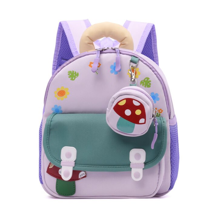 Cross-Border Kids Kindergarten Schoolbags Boys Girls Cute Anti-Lost Lightweight Small Backpack - Image 4