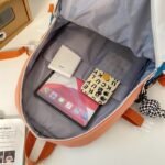 Large Capacity Simple School Backpack – Computer Backpack for Female & Male Junior High & High School Students - Image 2