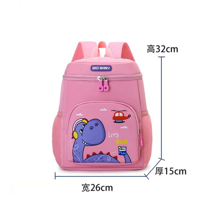 Cartoon Kids' Kindergarten School Bag – Breathable Backpack for Preschool Girls 3‑5 Years & Boys 3‑5 Years, Middle & Large Class - Image 4
