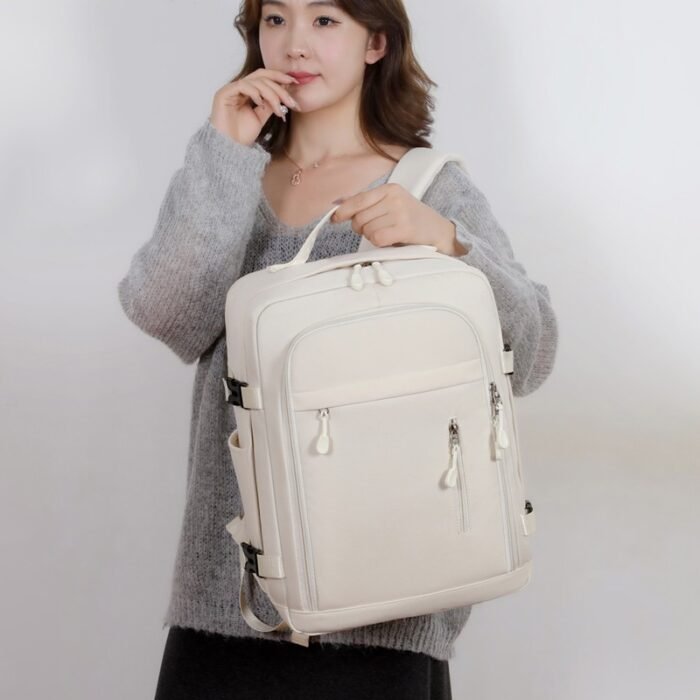 Women's 24-Inch Boarding Bag with Dry/Wet Separation & Laptop Compartment – 40x30x20 cm Travel Backpack - Image 3