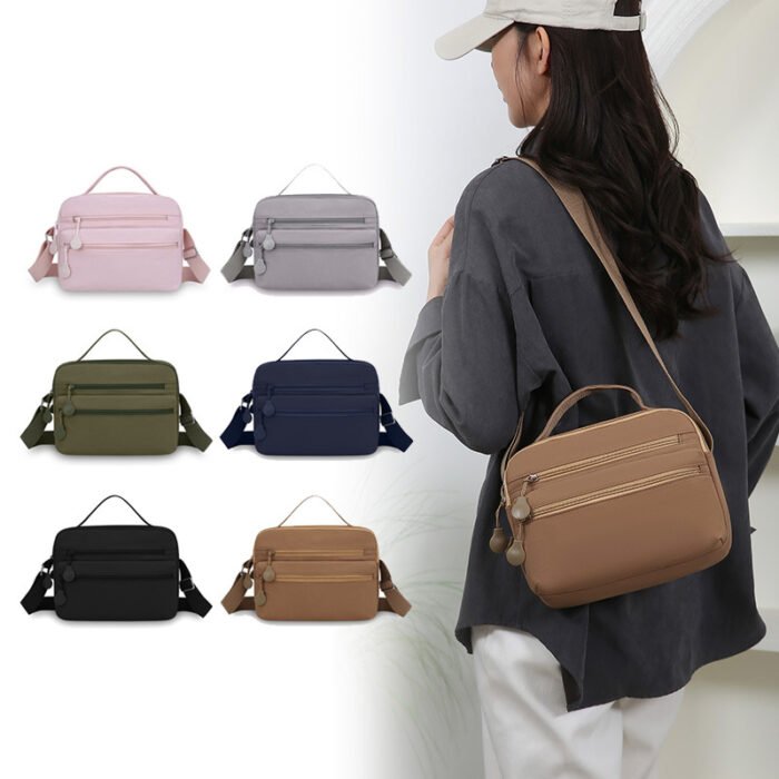 Women's Fashionable Nylon Crossbody Shoulder Bag – Small Square Multifunctional Handbag, Factory Direct Sale - Image 2