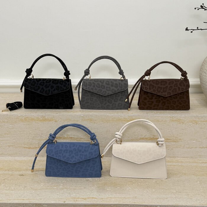 Fashionable Leopard Print Small Square Shoulder Crossbody Bag for Women – Retro Commuter, Autumn 2026 Trend, Simple Foreign Style - Image 4