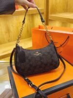 European American Retro Chain Monogram Underarm Bag – Large Capacity Versatile Crossbody Women’s Bag 2026