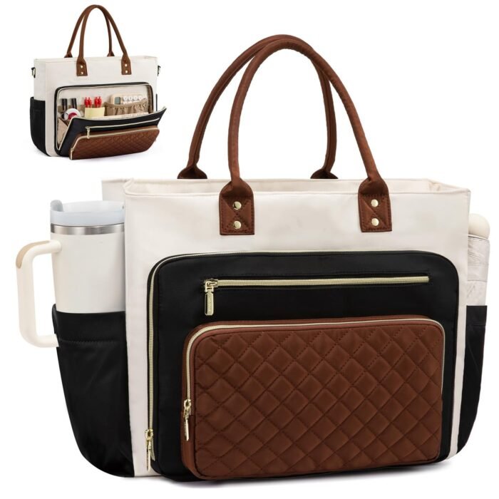 Women's Cross-Border Handbag – Large Cup Holder, Nurse Bag, Laptop Briefcase, Large Capacity - Image 4