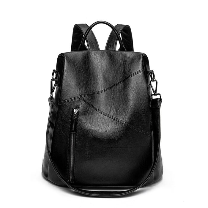 Anti-Theft Backpack for Women – Large Capacity, Simple & Versatile College & Travel Bag – Cross-Border Wholesale, Amazon Friendly - Image 2