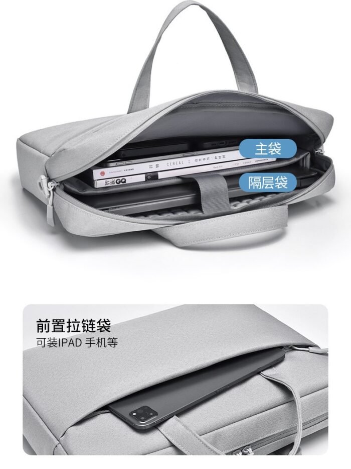 Air Bag Shockproof Laptop Bag Large Capacity Shoulder Bag - Image 4