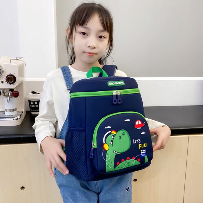 Cartoon Kids' Kindergarten School Bag – Breathable Backpack for Preschool Girls 3‑5 Years & Boys 3‑5 Years, Middle & Large Class - Image 2