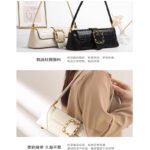 Women's High-End PU Leather Crocodile Pattern Crossbody Bag – Versatile Commuter Underarm Shoulder Bag - Image 3