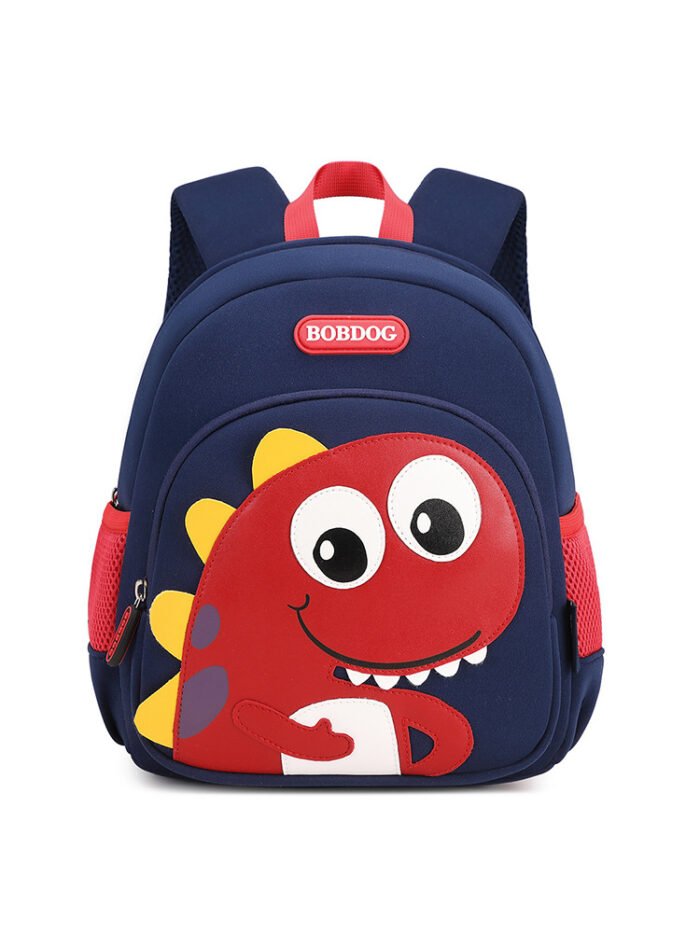 Babu Dou Small Boy School Bag for Preschool Kids 3 Years Old – Cute, Lightweight - Image 1