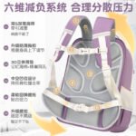 Spine-Protecting Lightweight Large Capacity Children's Backpack with Cute Cartoon Design – School Bag for Elementary School Girls – 2026 Model - Image 3