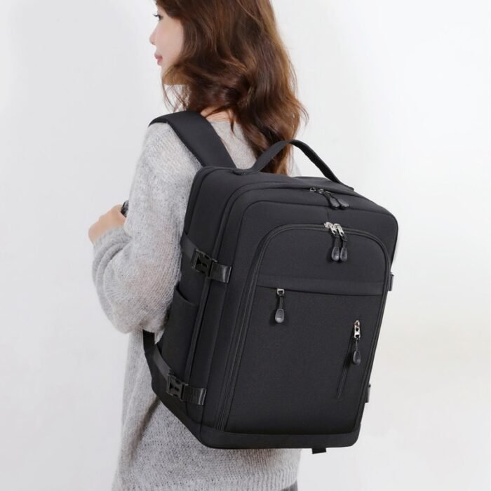 Women's 24-Inch Boarding Bag with Dry/Wet Separation & Laptop Compartment – 40x30x20 cm Travel Backpack - Image 2
