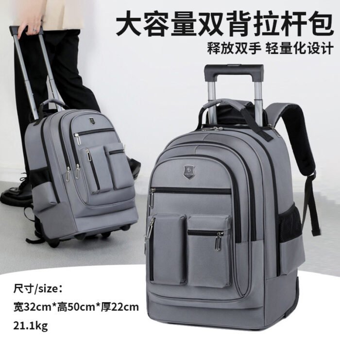 O1CN01imq1Xj1e59fwora3z_2218578363819-0-cib.jpg Wholesale Business Backpacks for Men – Large Capacity Trolley Travel Computer Bags, Customizable Logo, Casual Style - Image 1