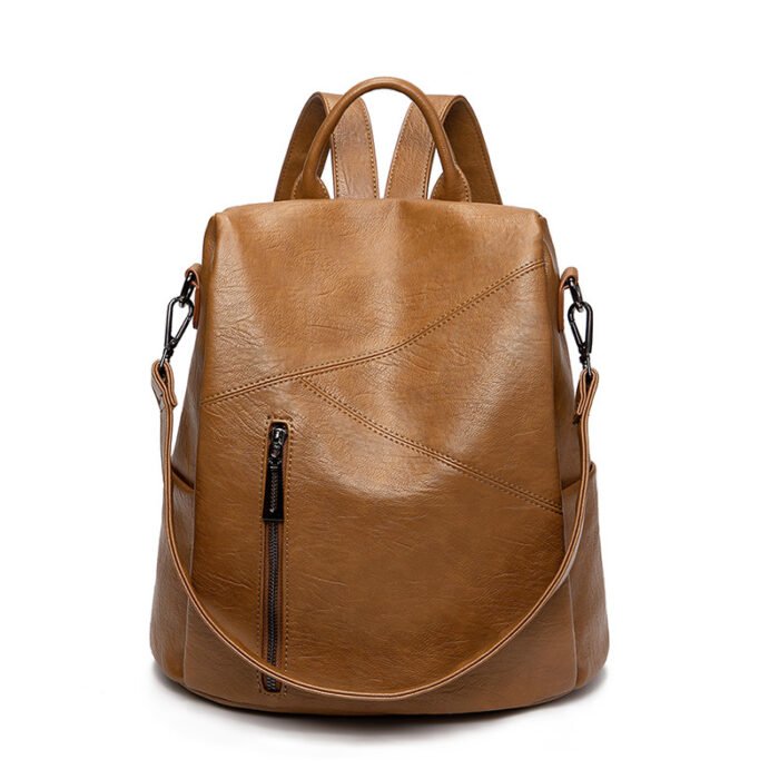 Anti-Theft Backpack for Women – Large Capacity, Simple & Versatile College & Travel Bag – Cross-Border Wholesale, Amazon Friendly - Image 3