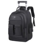 Wholesale Business Backpacks for Men – Large Capacity Trolley Travel Computer Bags, Customizable Logo, Casual Style - Image 5