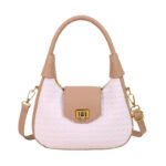 Autumn Textured Crescent Crossbody Bag – 2026 New Style Small Underarm Women’s with Personalized Woven Pattern – Fashion Retro - Image 5