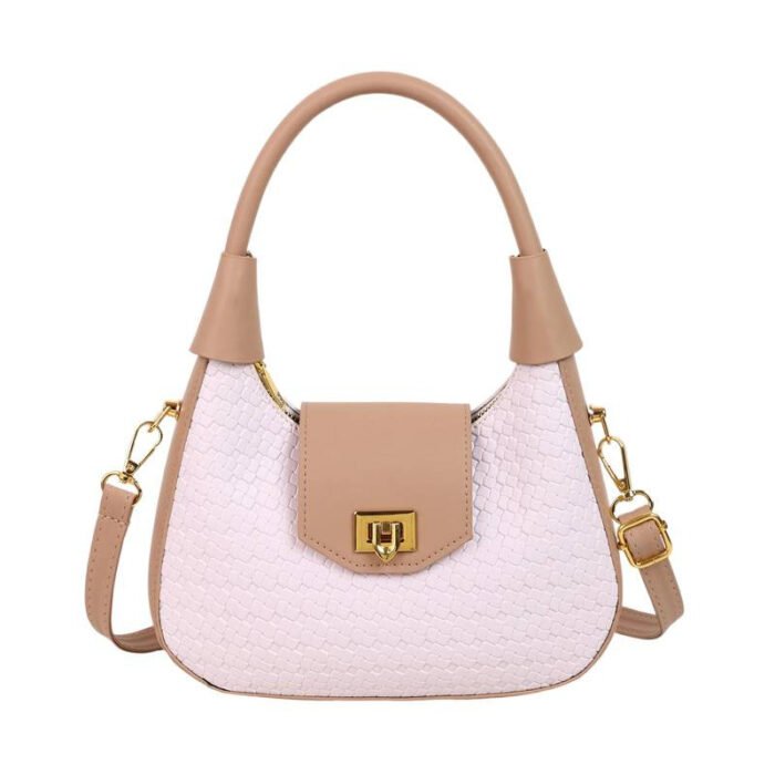 Autumn Textured Crescent Crossbody Bag – 2026 New Style Small Underarm Women’s with Personalized Woven Pattern – Fashion Retro - Image 5