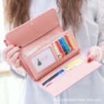 Classic Women's Long Crown Wallet – Multifunctional Large-Capacity Coin Purse & Mini Bag - Image 3