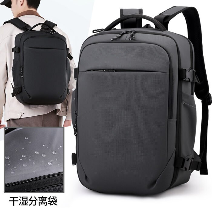 Business Travel Backpack for Men – Large Capacity, Laptop Bag with Dry & Wet Separation, Ideal for Business Commuting - Image 2