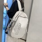 Large Capacity Simple School Backpack – Computer Backpack for Female & Male Junior High & High School Students