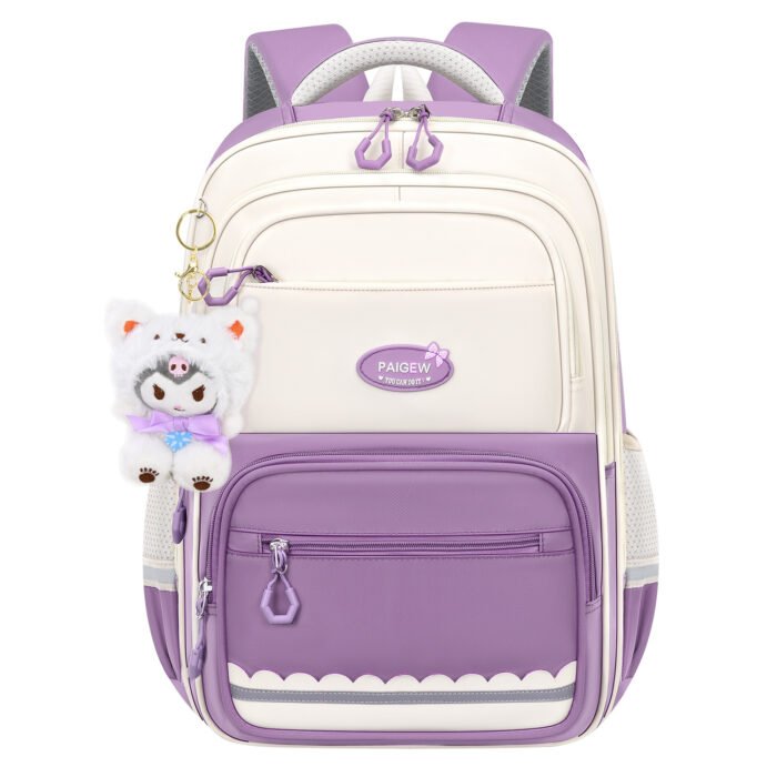 Spine-Protecting Lightweight Large Capacity Children's Backpack with Cute Cartoon Design – School Bag for Elementary School Girls – 2026 Model - Image 5