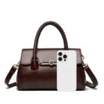 Large-Capacity Vintage Fashion Shoulder & Handbag – Simple, Versatile Women's Bag - Image 4