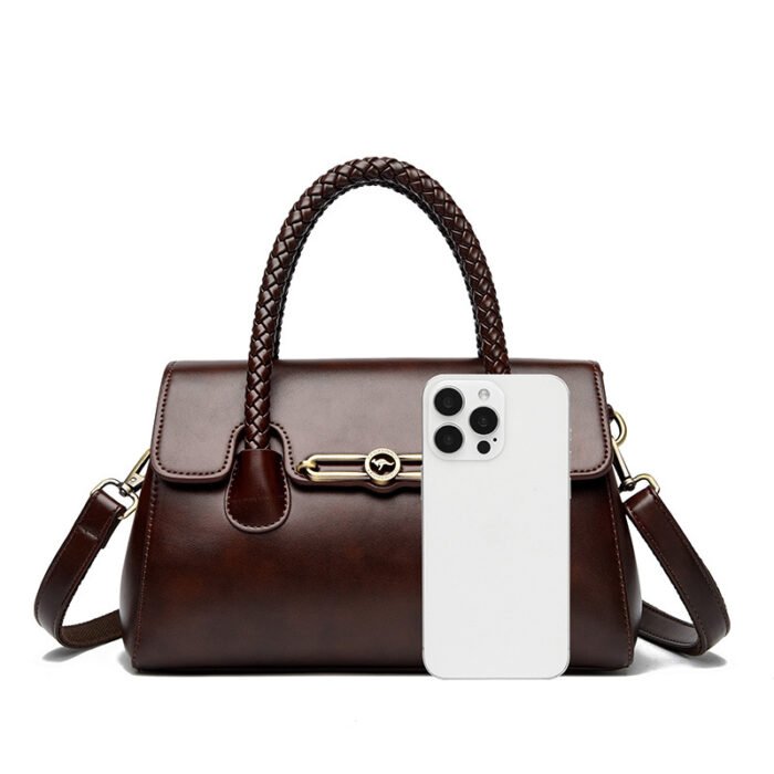 Large-Capacity Vintage Fashion Shoulder & Handbag – Simple, Versatile Women's Bag - Image 4