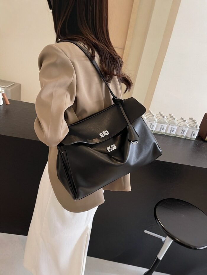 High-End Large-Capacity Tote & Crossbody Handbag for Women – Fashionable, Simple, Versatile, Ideal for Commuting - Image 2