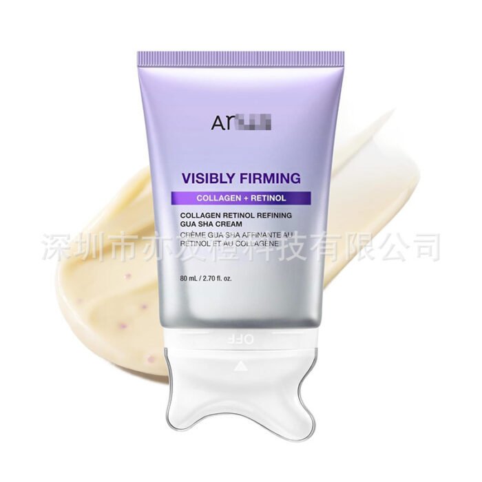 ANUA Gua Sha Neck Cream 80ml – Retinol & Collagen Lifting & Firming Formula - Image 3