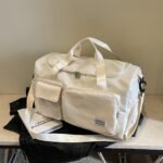 Large Capacity Shoe Storage Fitness Bag – Shoulder Crossbody Travel Bag for Short-Distance Business & College Students