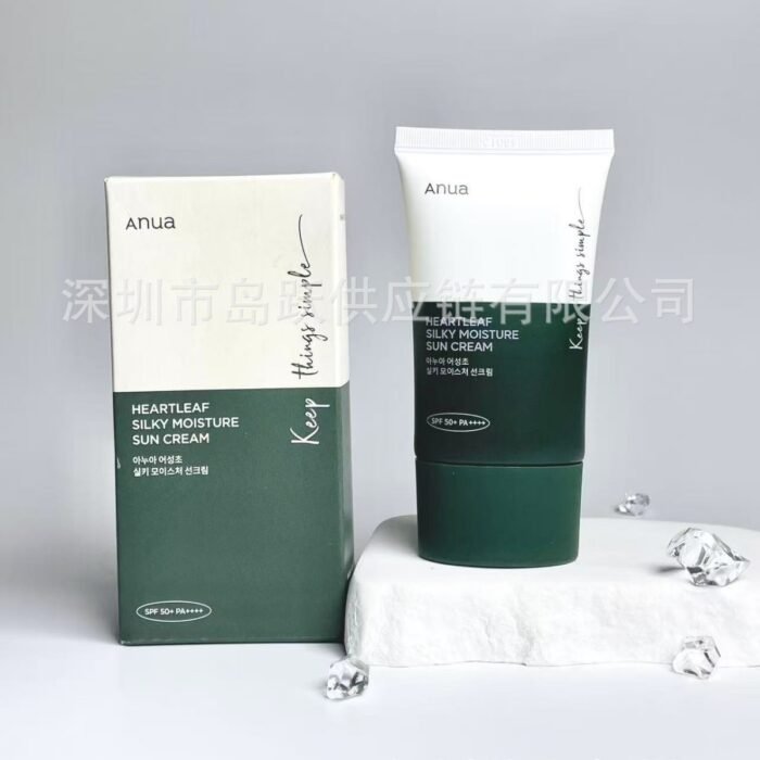Anua Houttuynia Cordata 77% Toner, Soothing Moisturizing Lotion, Sunscreen & Facial Cleanser – First Generation Cross-border Skincare Set - Image 3